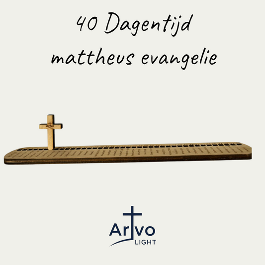 Aftelkalender 40 dagentijd Mattheus evangelie