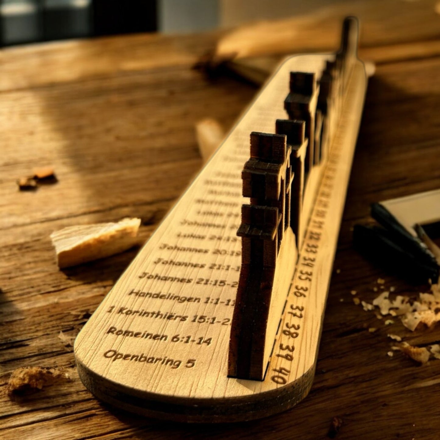 Aftelkalender 40 dagentijd - Het paasverhaal in beeld